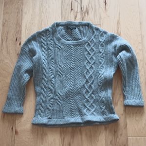 Rag & Bone Gray Wool And Cashmere Sweater